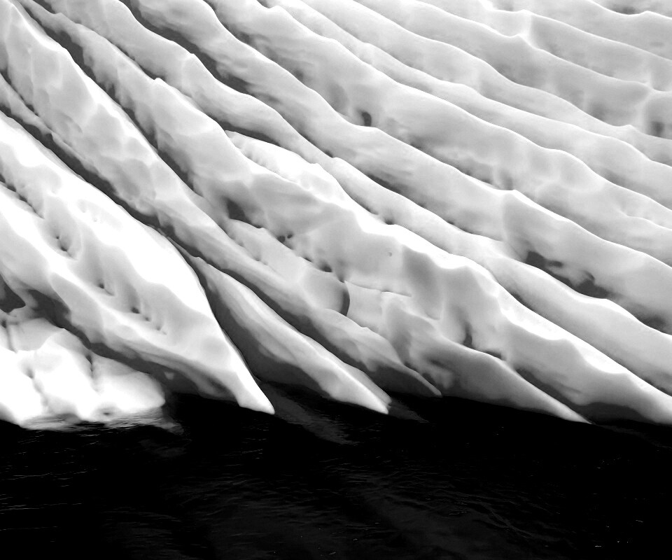 Борозды во льду обои