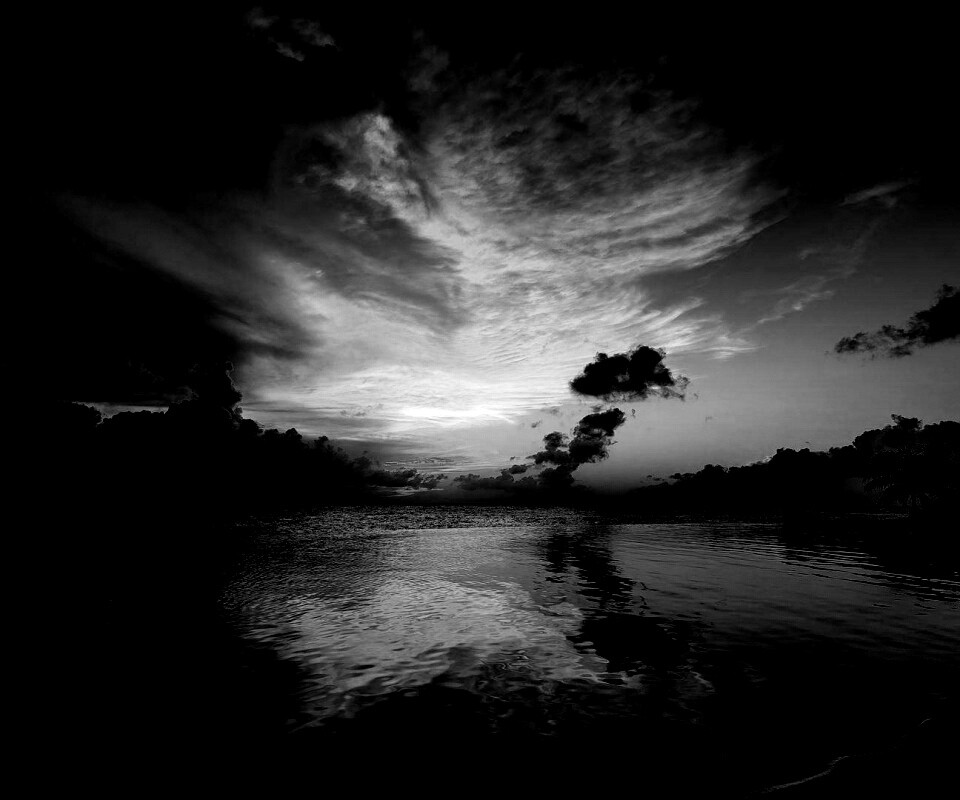 Закатное небо обои