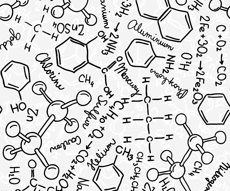 Химические формулы обои