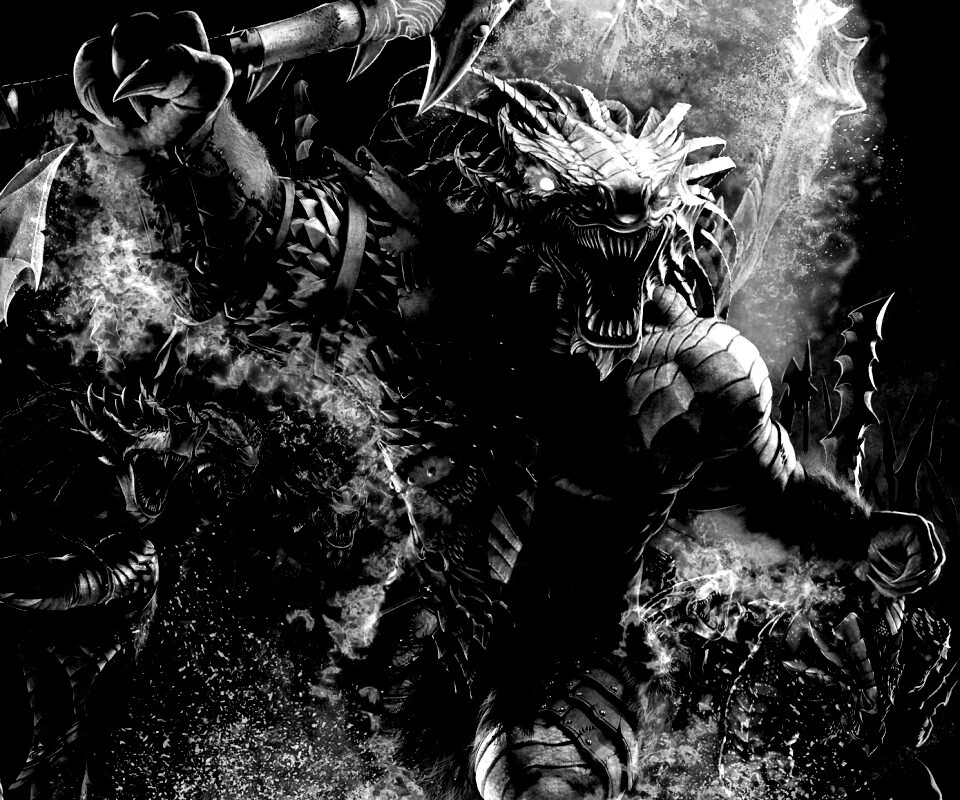 Dragonborn Barbarian обои