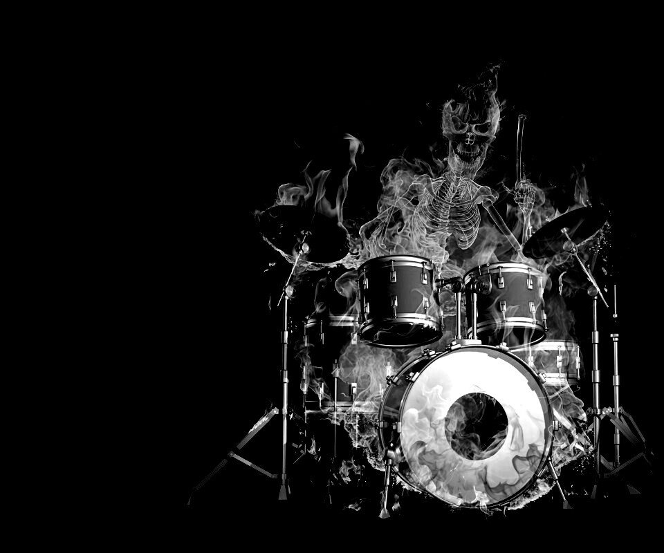 Огненный барабанщик обои