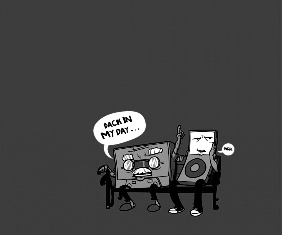 А вот в мои дни... обои