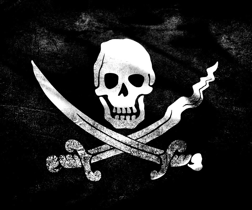 Пиратский флаг обои