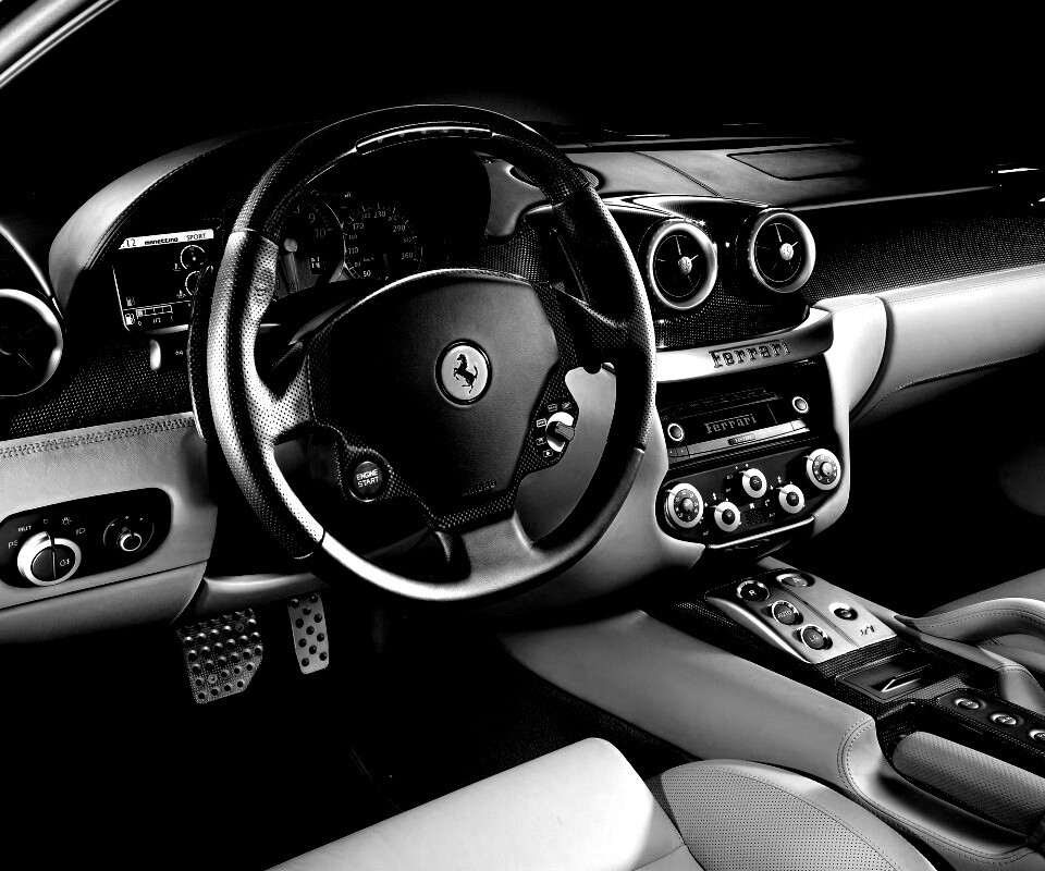 Салон феррари обои