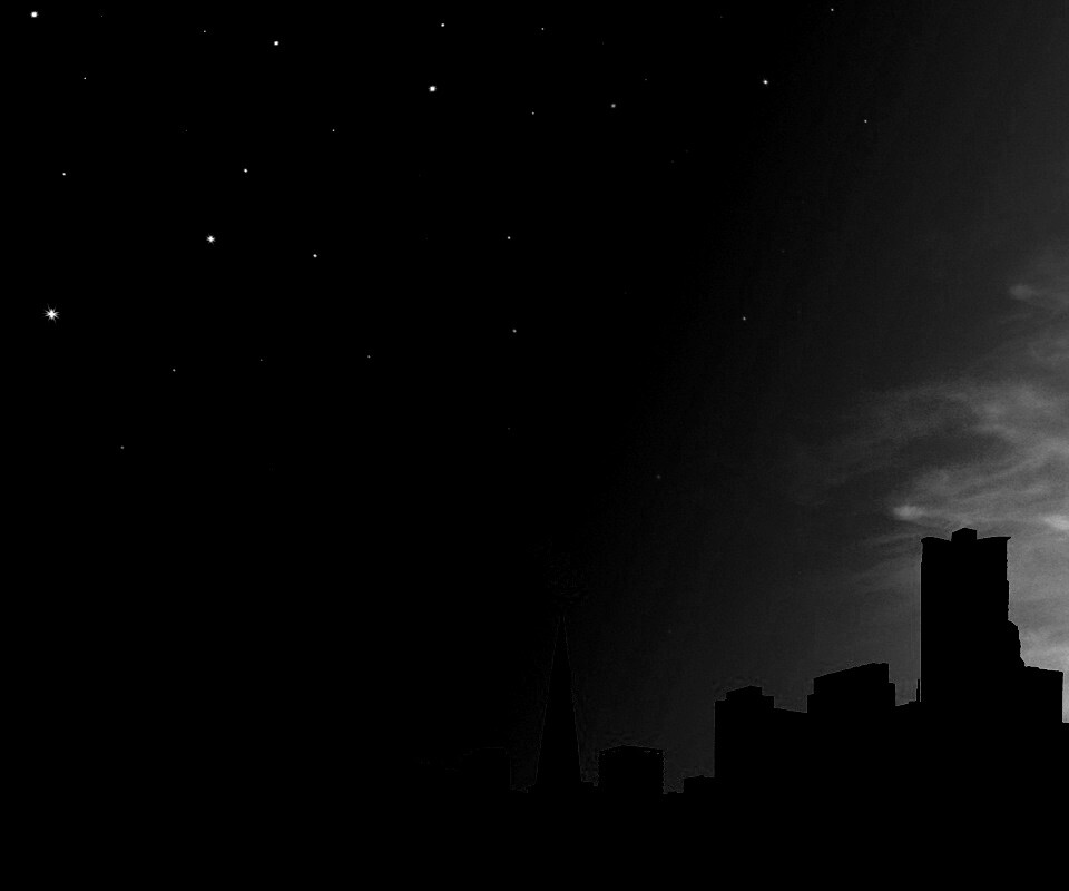 Ночной город обои