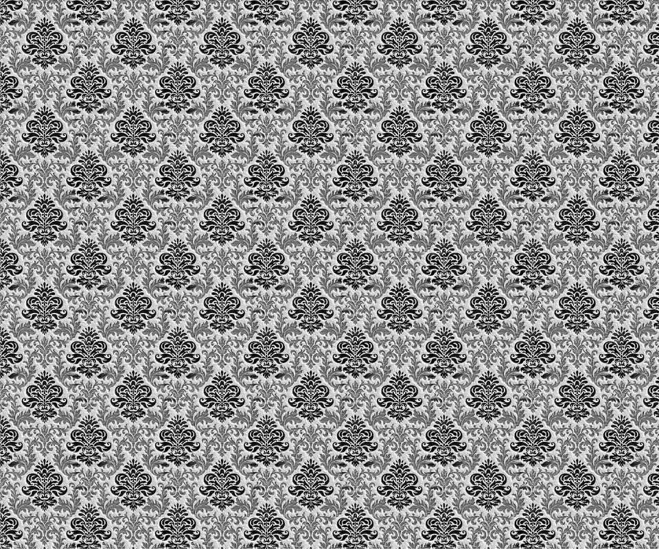 Текстура старых узорных обоев обои