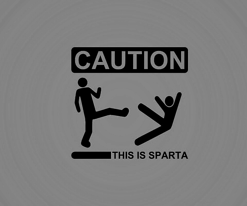 Осторожно, это Спарта обои
