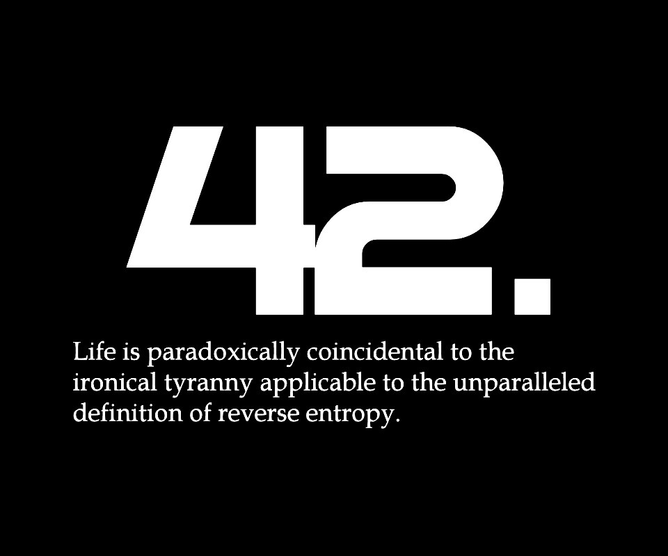 Ответ жизни, вселенной и вообще обои