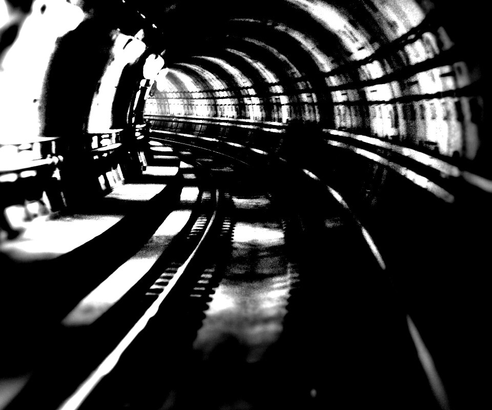 Тоннель метро обои