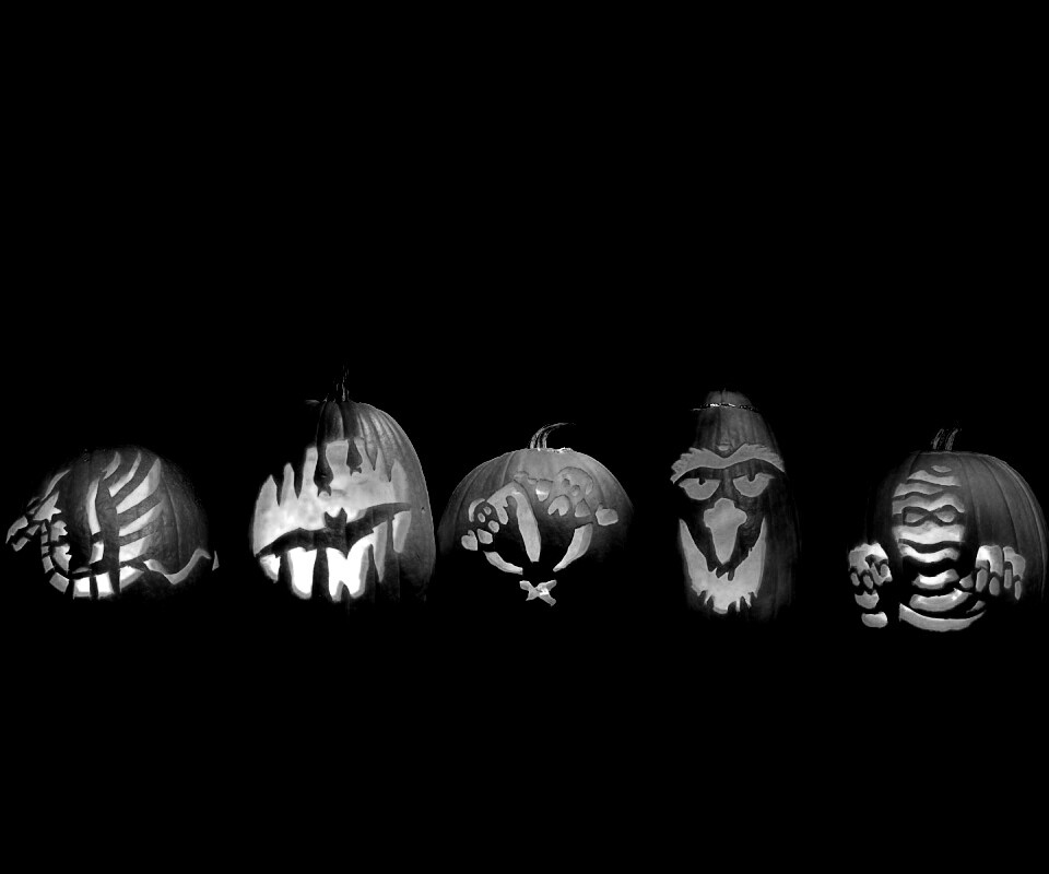 Тыквы на Хэллоуин обои