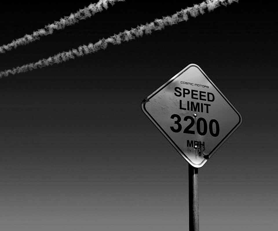 Знак ограничения скорости обои