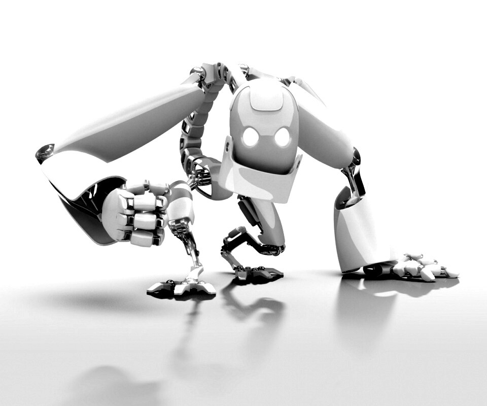 Крадущийся робот обои