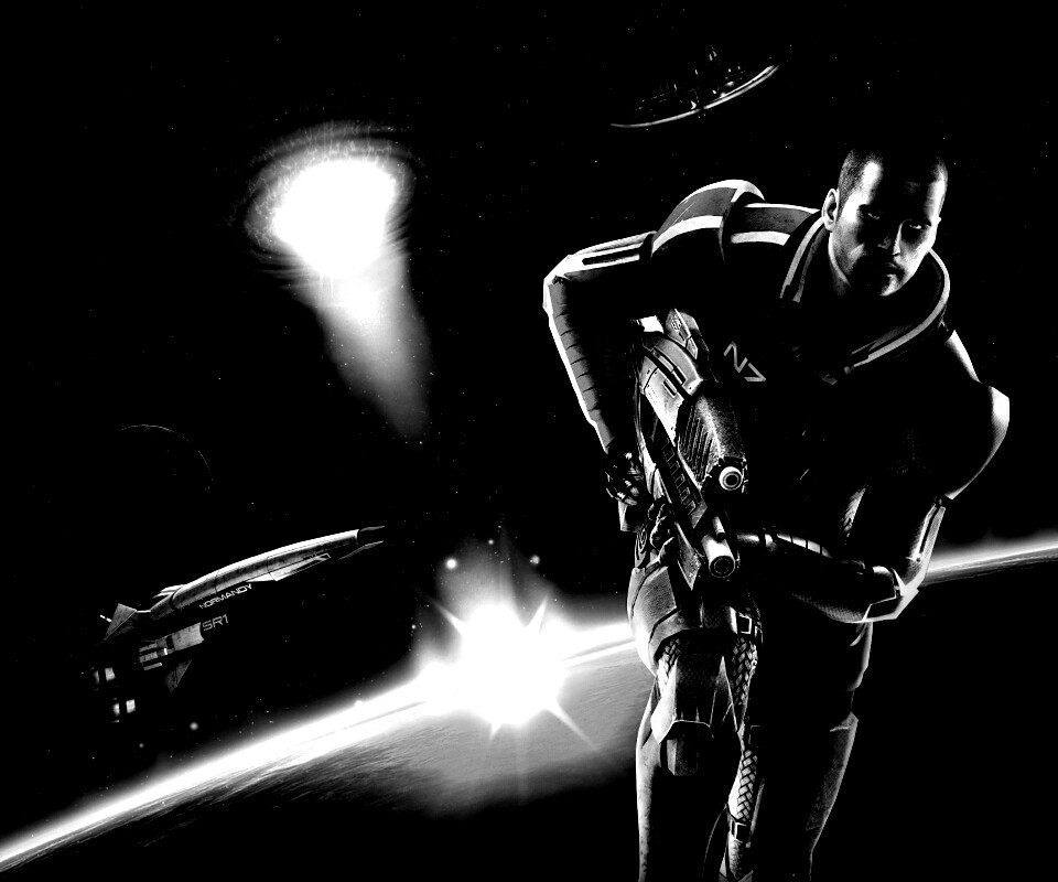 Шепард из вселенной Mass Effect обои