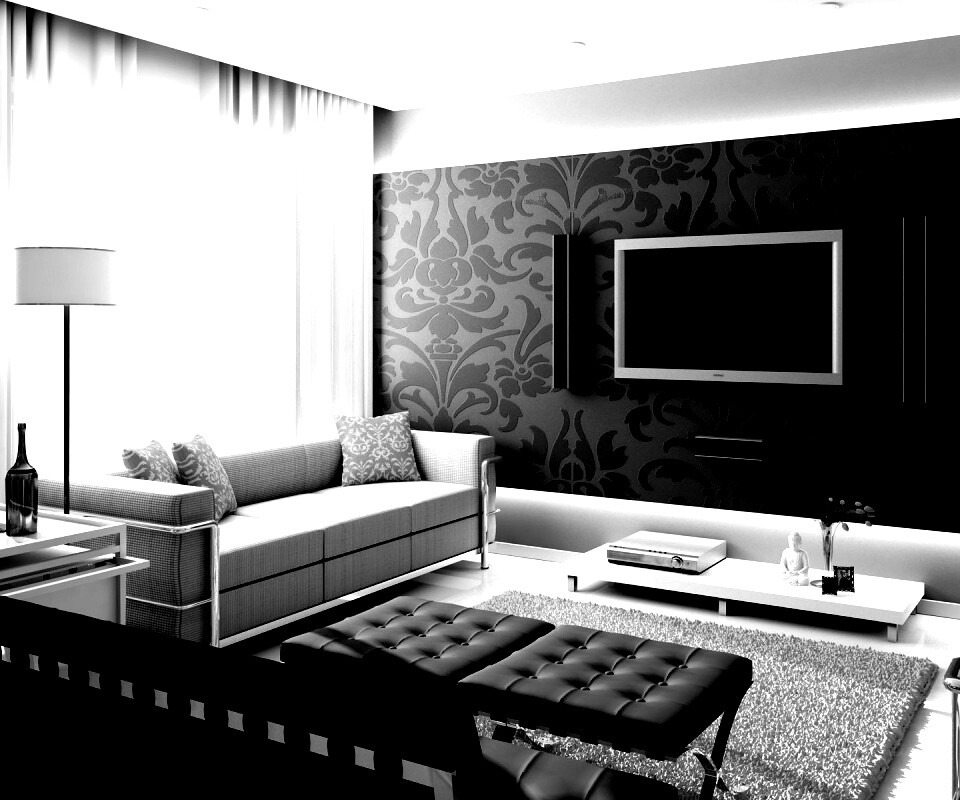 Современная комната обои