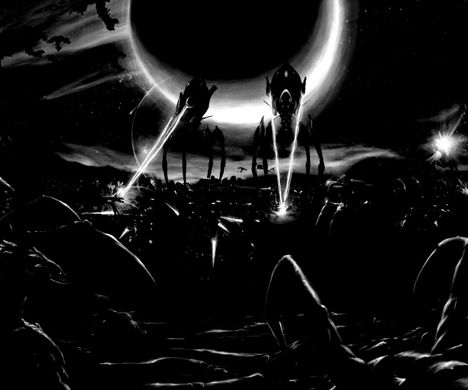 Протосы против зергов обои