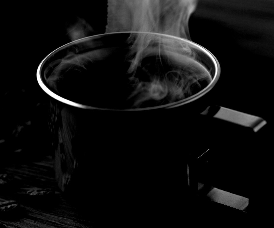 Чашка свежесваренного кофе обои