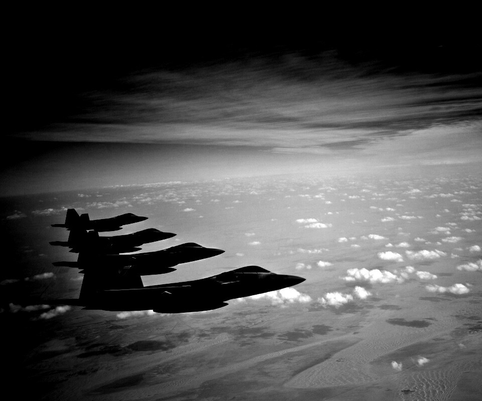 Ряд самолетов обои