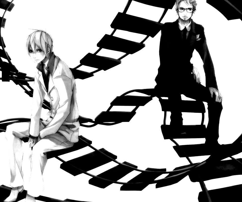 Парни в костюмах обои