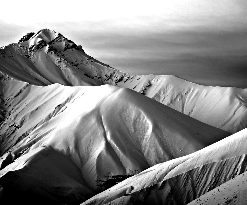 Снежные вершины обои