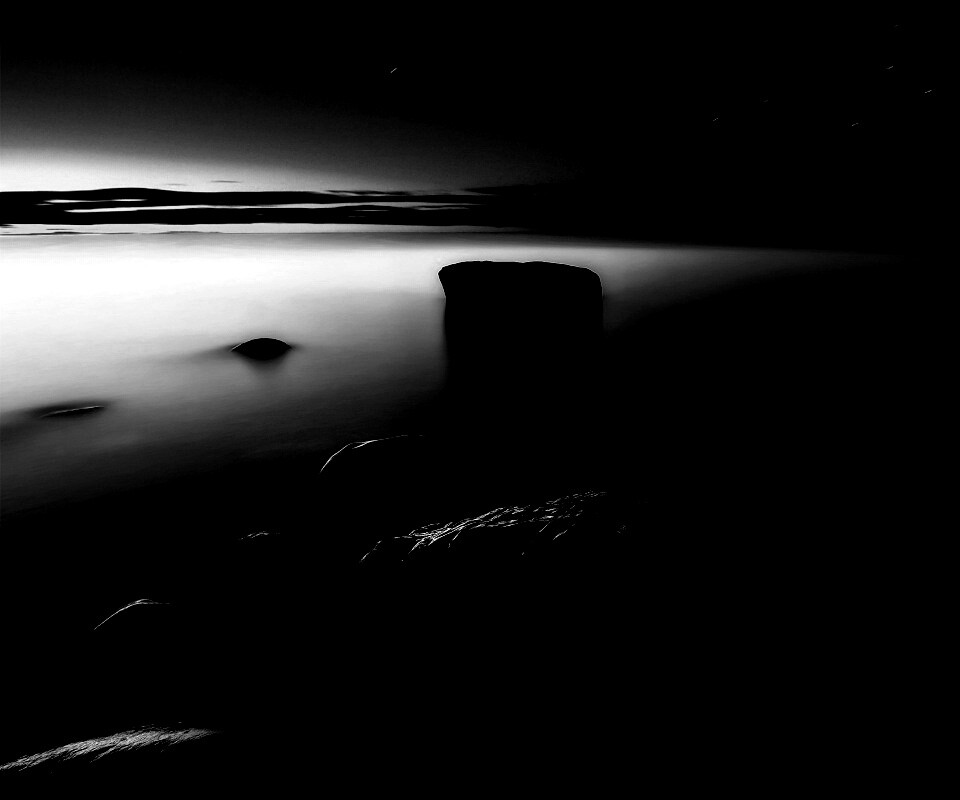 Камни в тумане обои