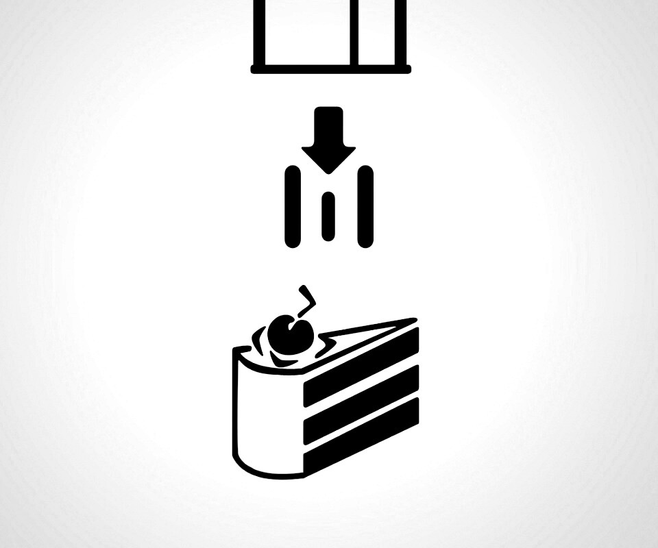 Тортик из Portal обои