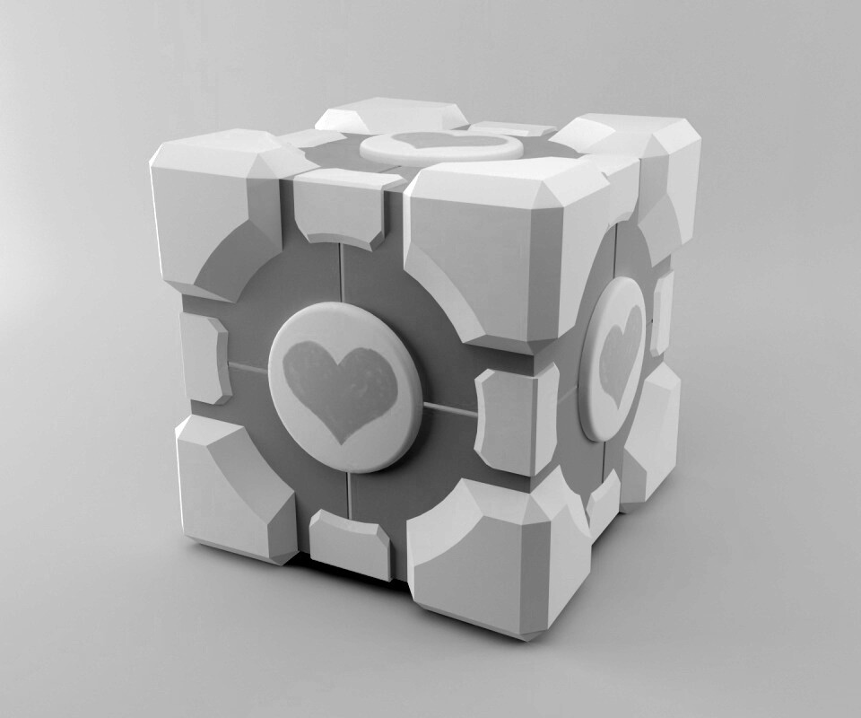 Взвешенный куб-компаньон обои