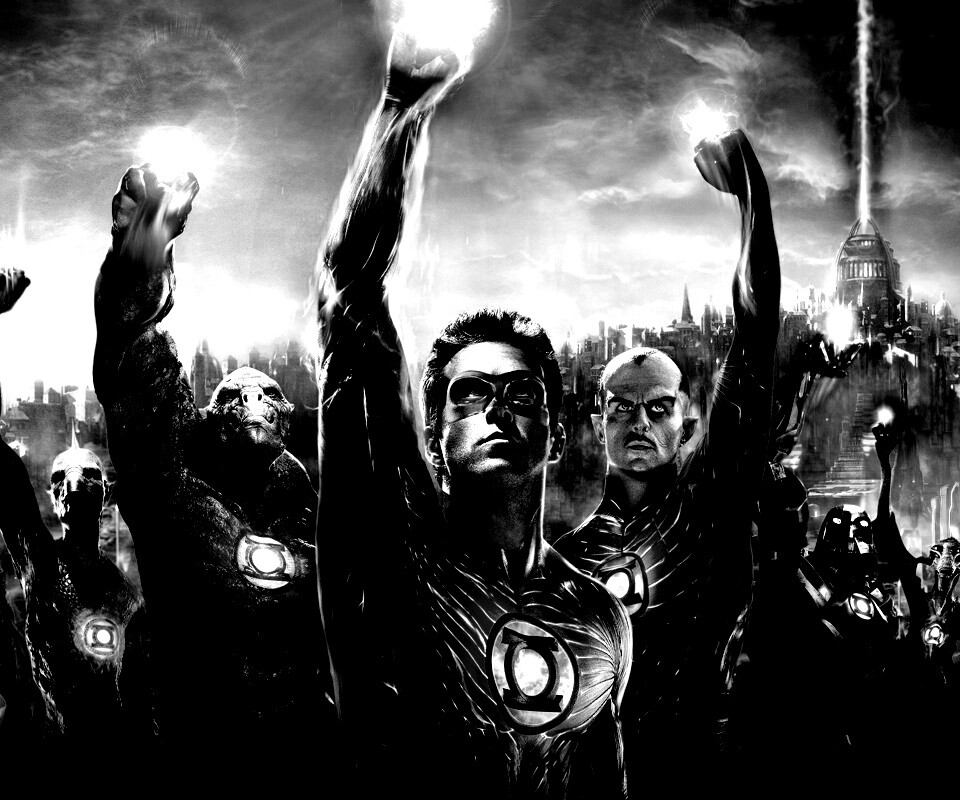 Зеленый фонарь обои