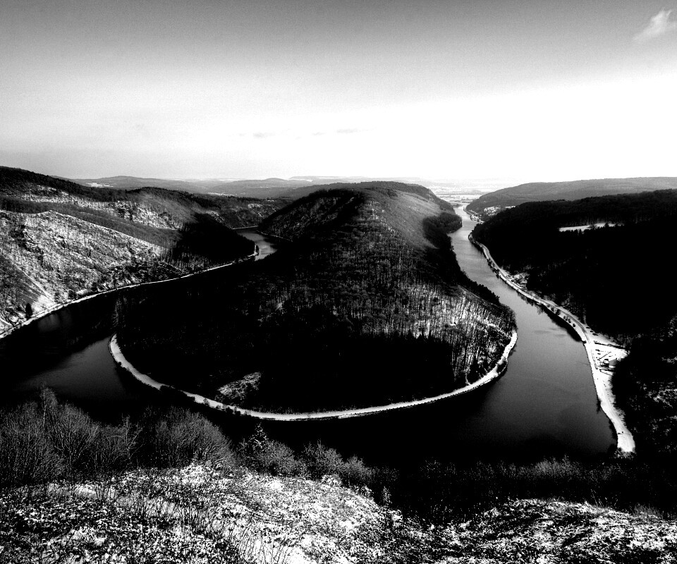 Изгиб реки обои