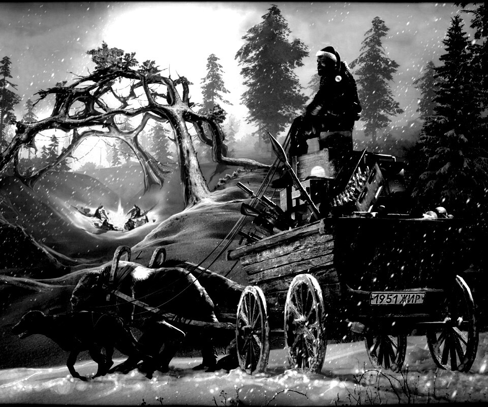 Новогодний Сталкер обои