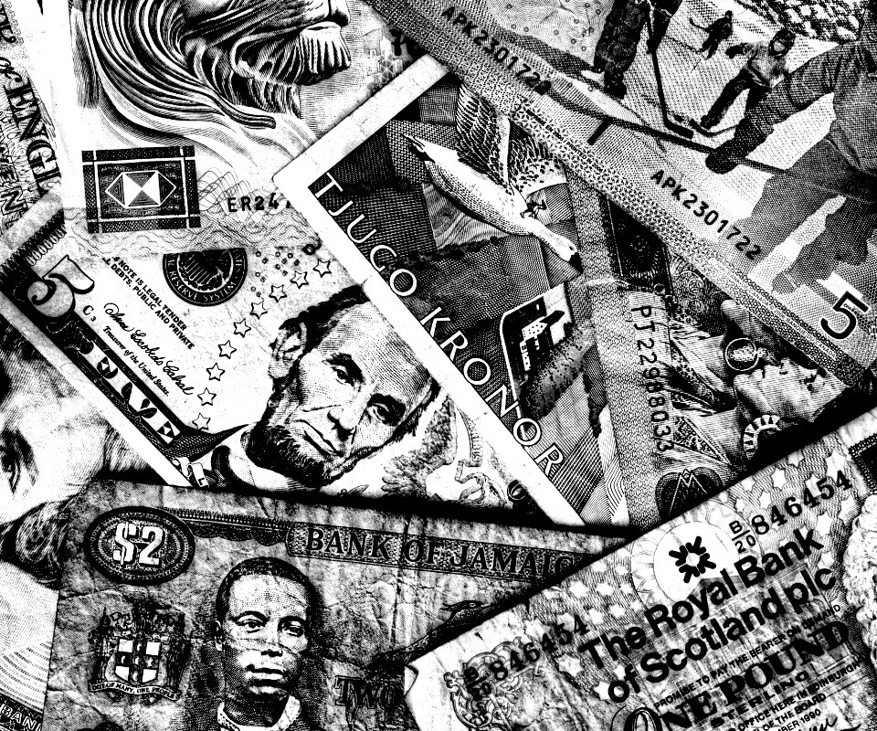 Купюры из разных стран обои