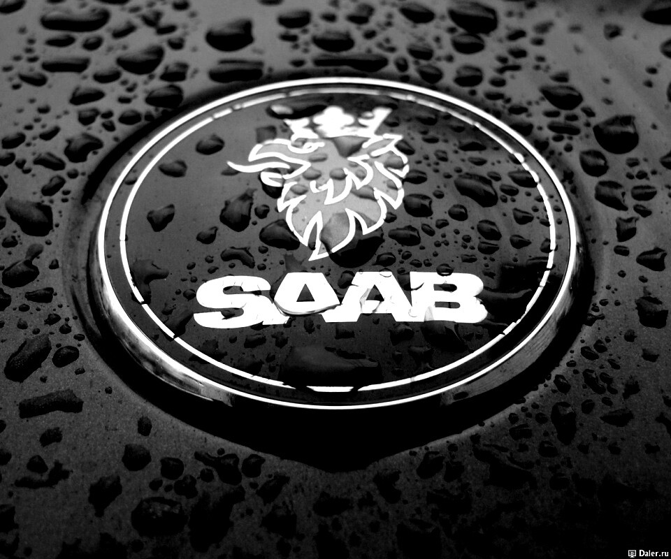 Логотип Saab обои