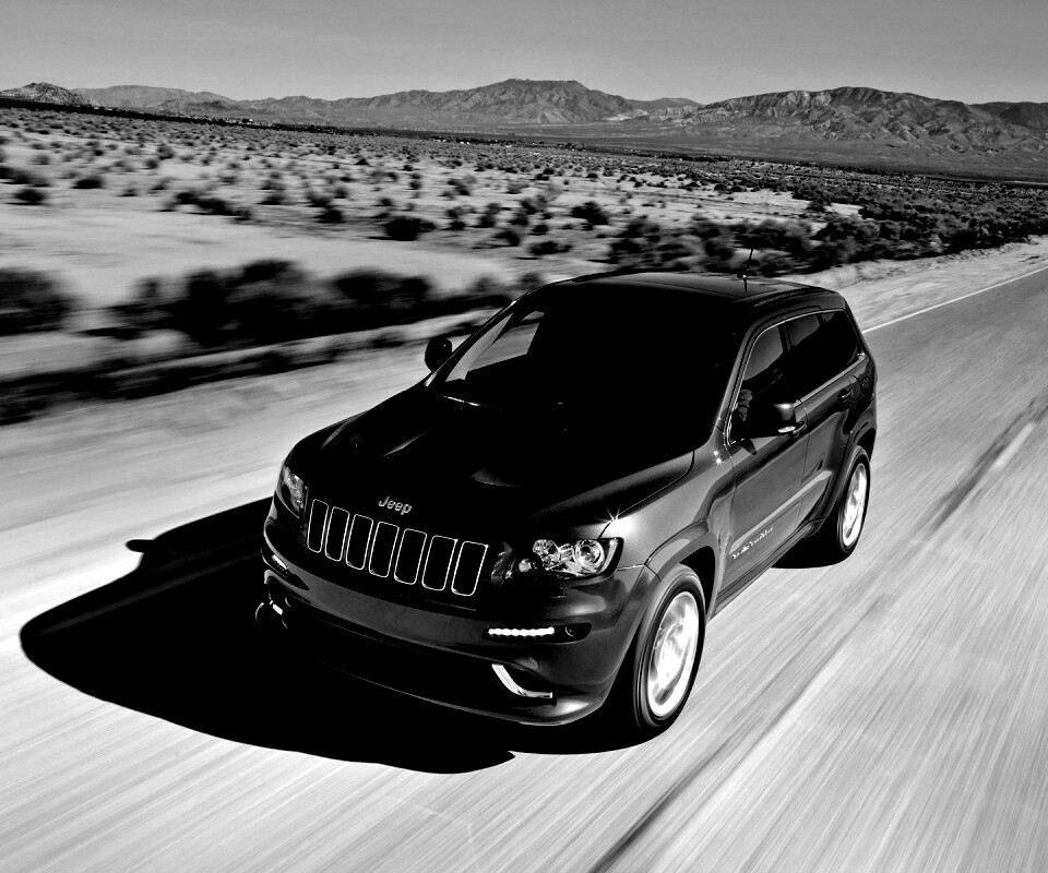 Красный Jeep обои