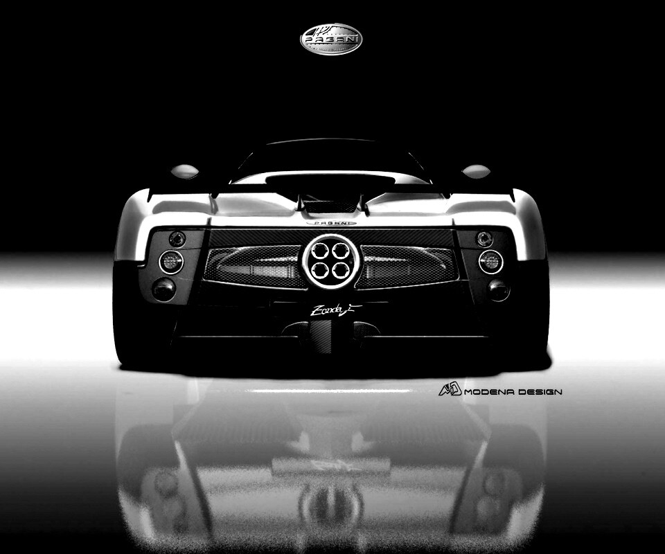 Pagani Zonda рендер обои