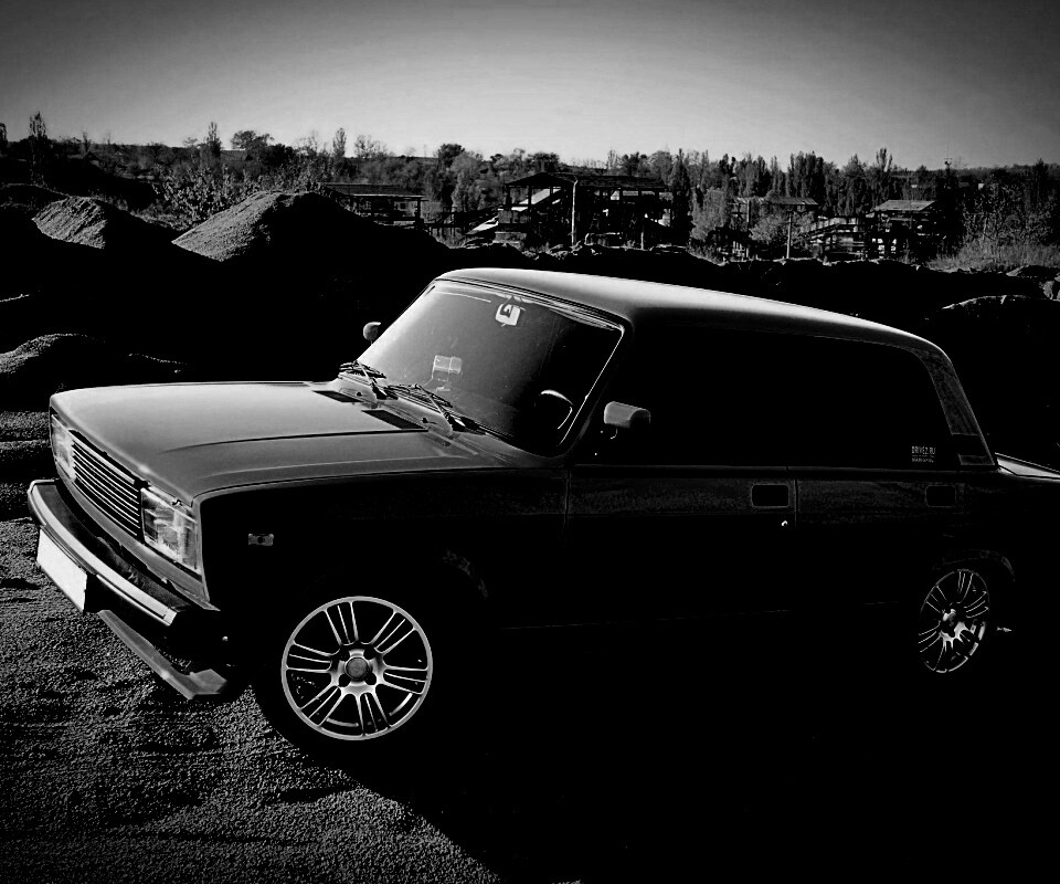 Кислотные жигули обои