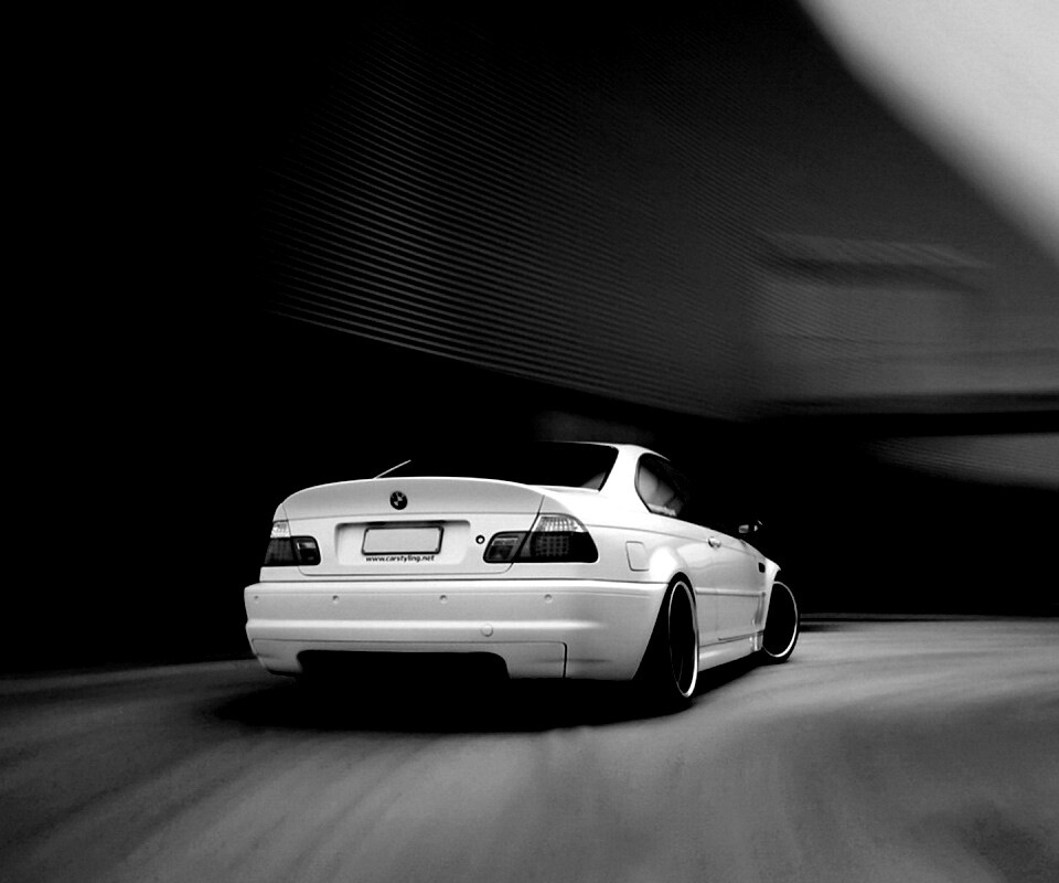 Белый БМВ обои