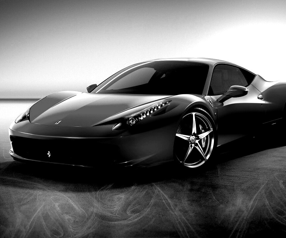 Огненный феррари обои