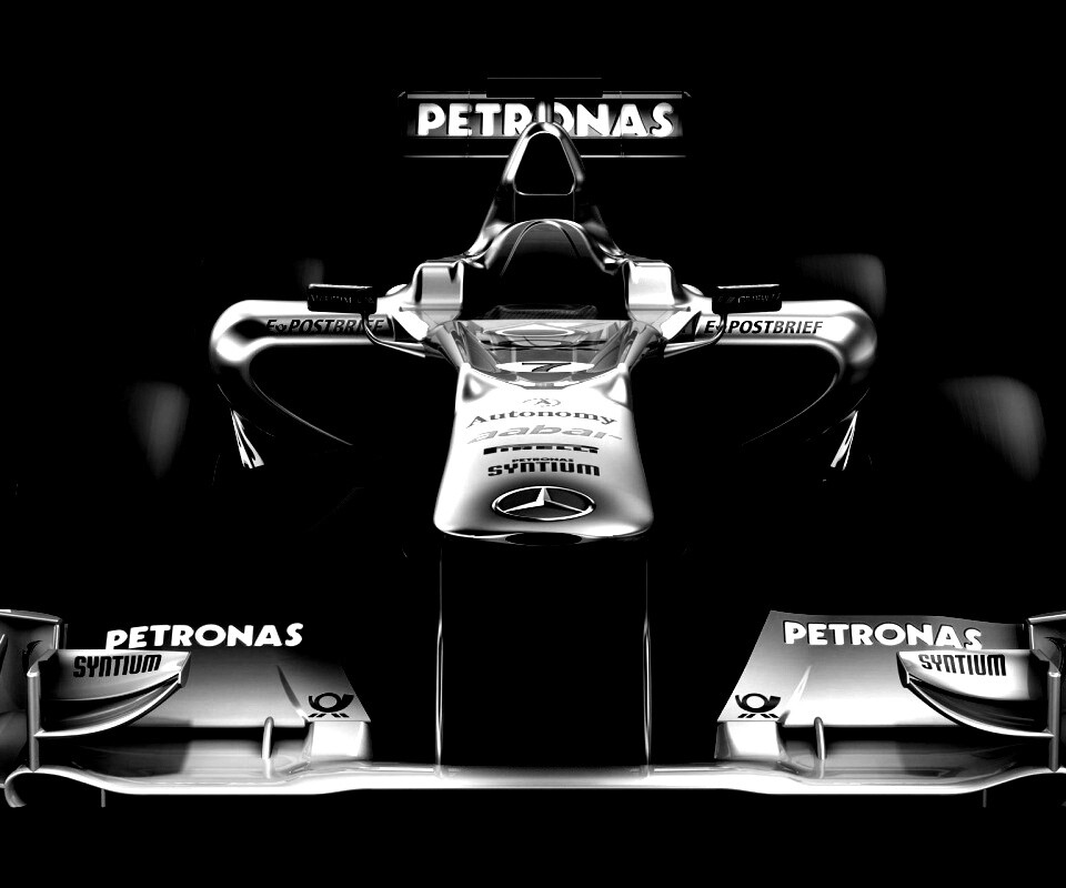 Болид Мерседес обои