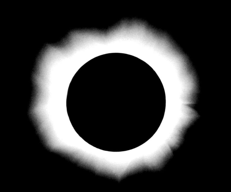 Полное солнечное затмение обои