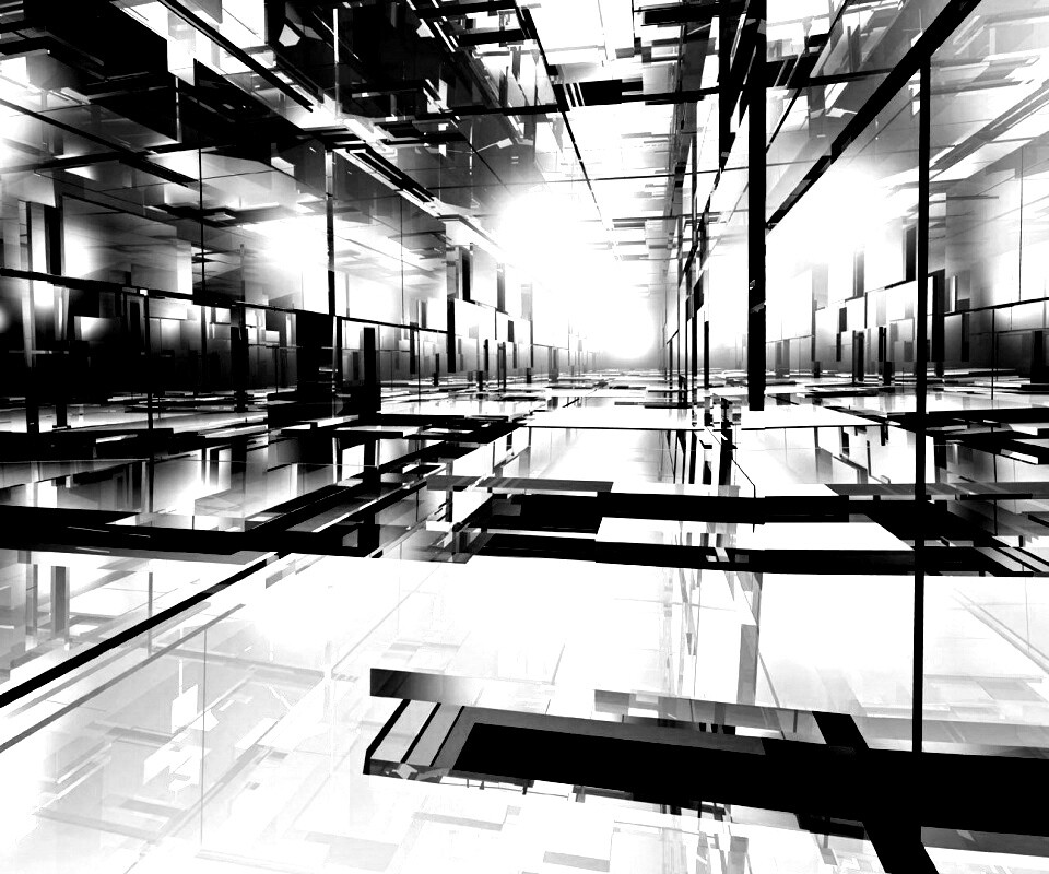 Бесконечные отражения обои