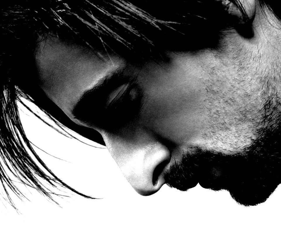 Чёрно-белое фото обои