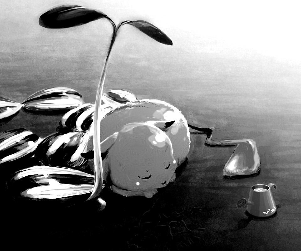 Пикачу отдыхает обои