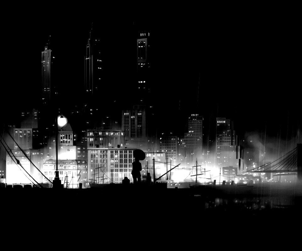 Дядька с зонтиком же обои