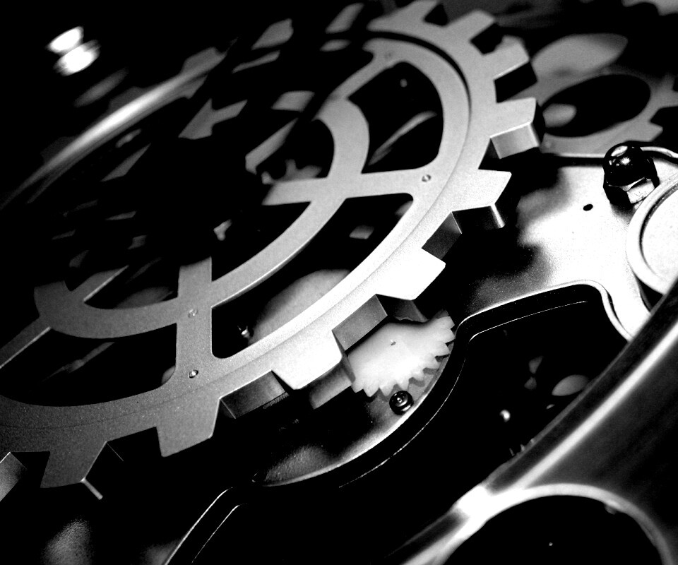 Механизм часов обои