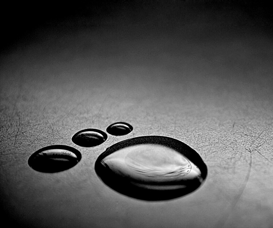 Капли воды обои