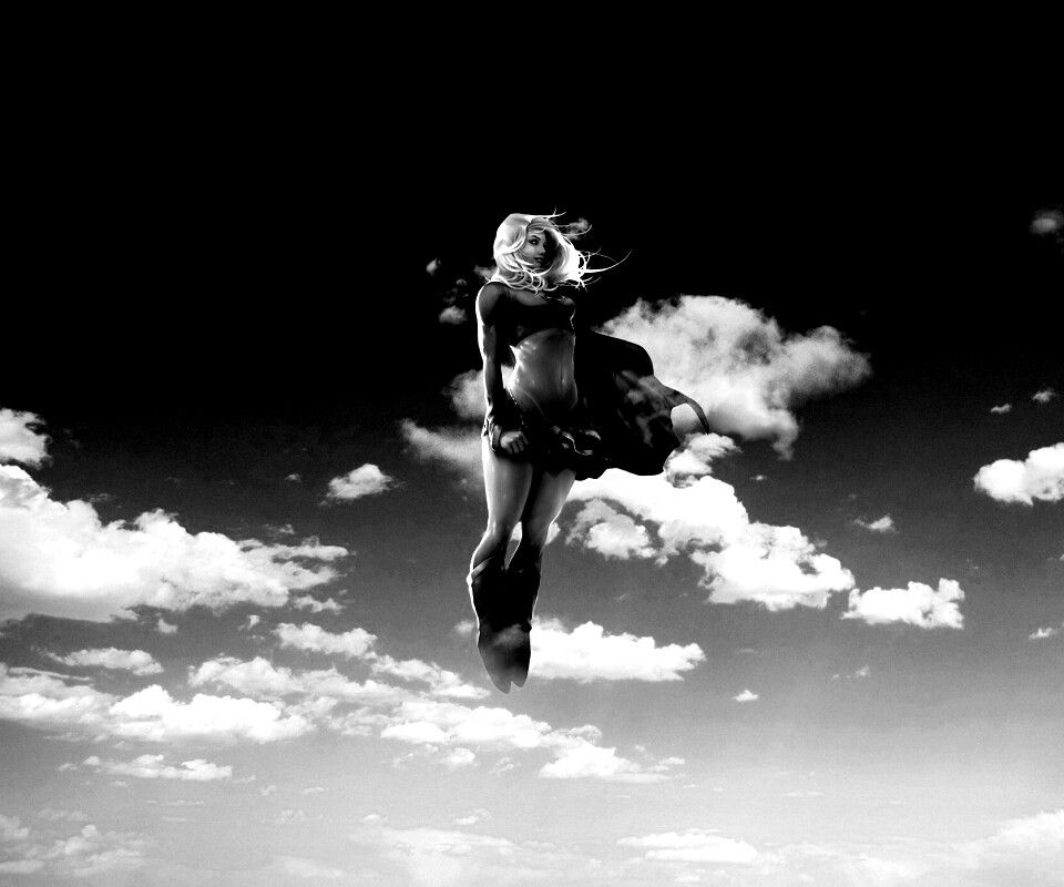 Супердевушка обои