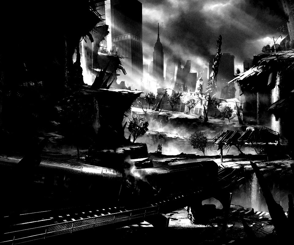 Развалины Нью-Йорка обои