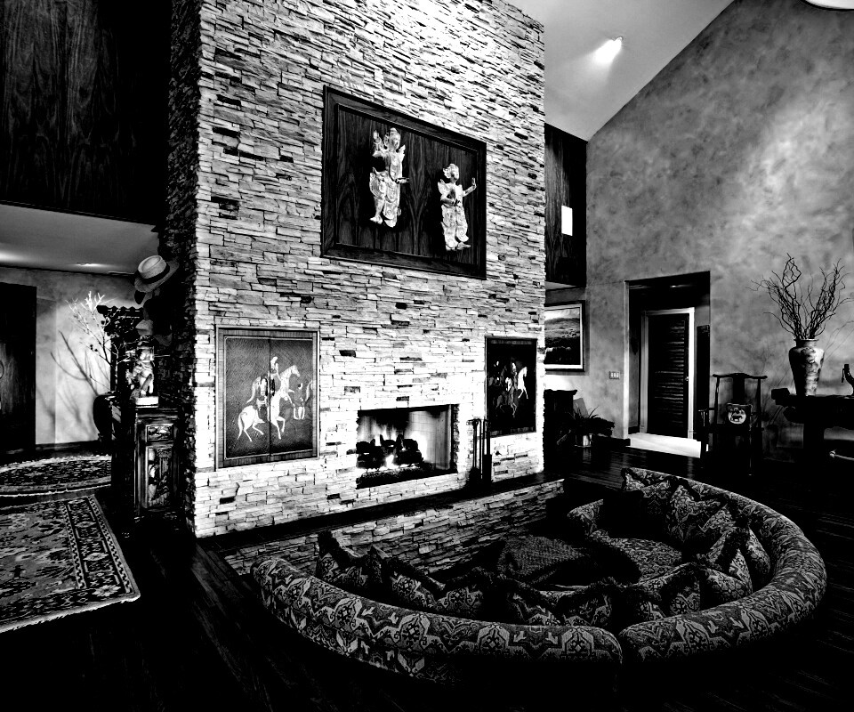 Интерьер гостинной обои