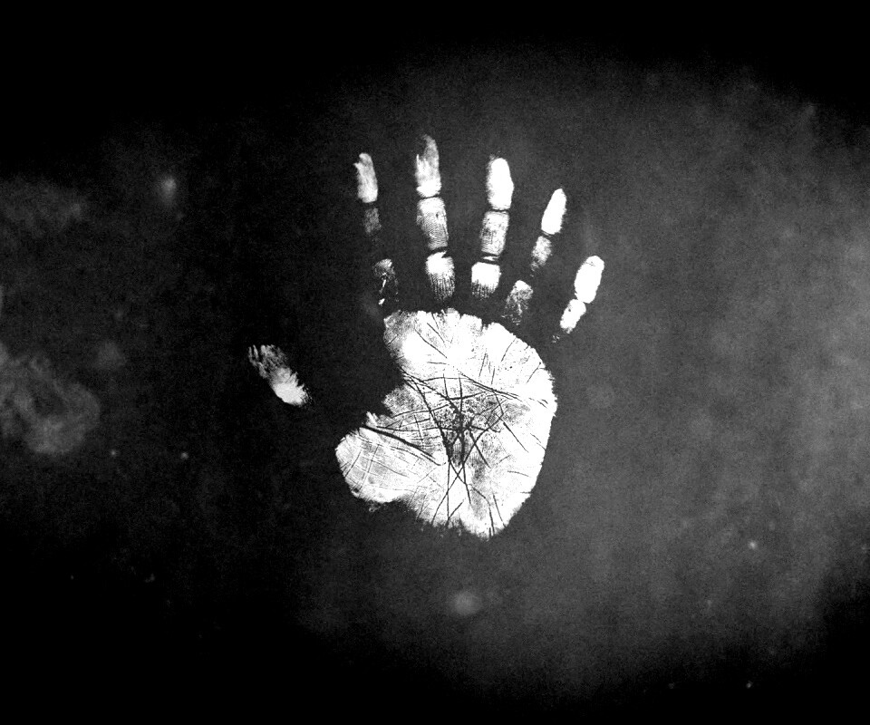 Необычный отпечаток руки обои