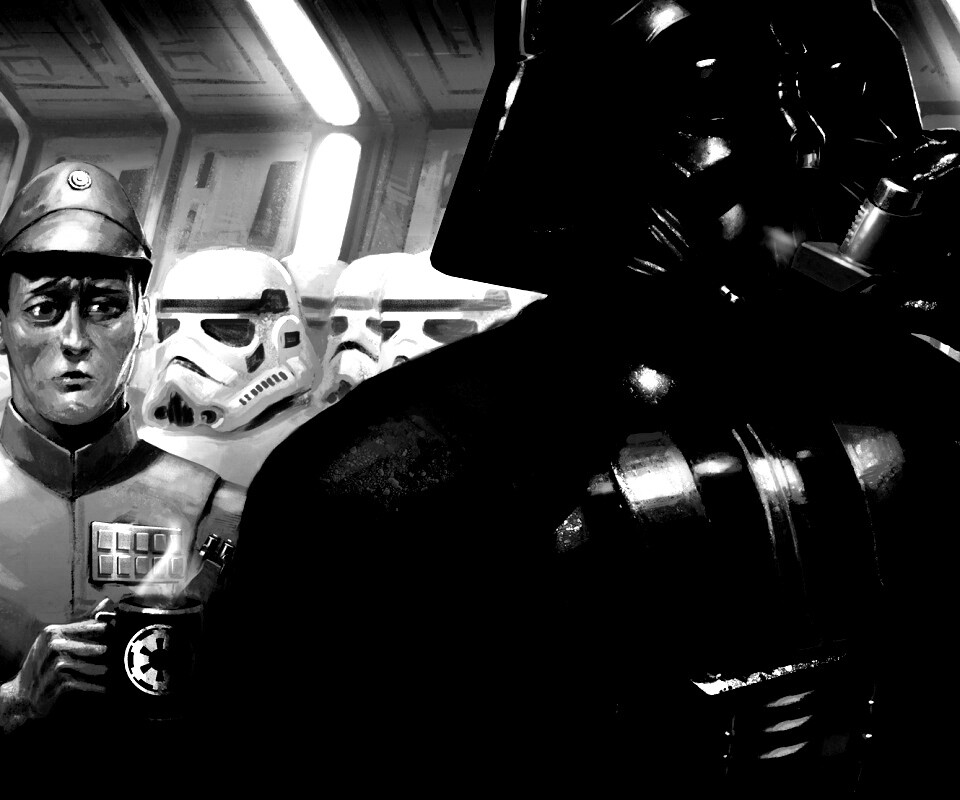 Дарт Вейдер с ингалятором обои