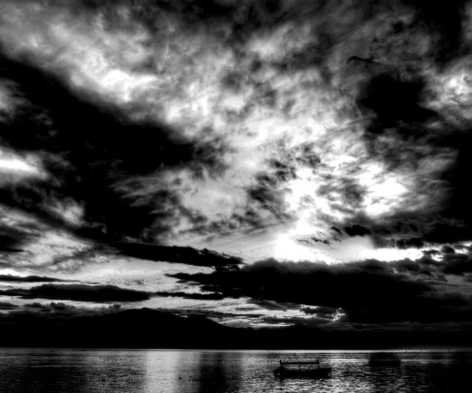 Мексика: лодки на озере обои